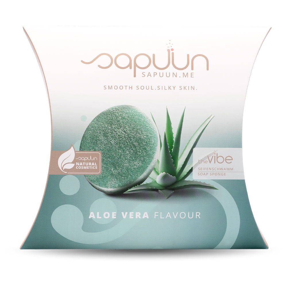 Seifenschwamm mit Aloe Vera